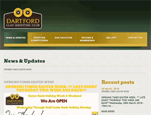 Tablet Screenshot of dartfordclayshootingclub.com